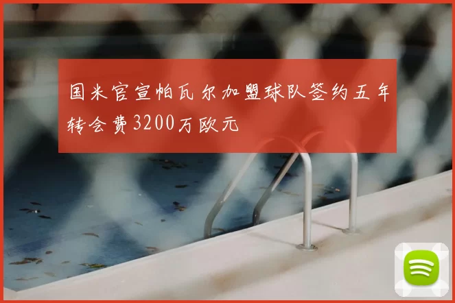 国米官宣帕瓦尔加盟球队签约五年转会费3200万欧元